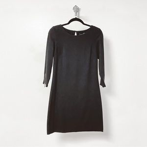 Laundry by Shelli Segal Spring Casual Chic Long Sleeve Zipper Detail Mini Dress